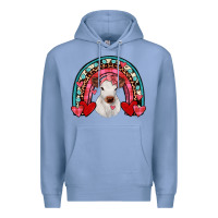 Colony Blue valentines heifer rainbow Premium Hoodie - JahusDesignShop