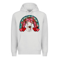 Dove Grey valentines heifer rainbow Premium Hoodie - JahusDesignShop