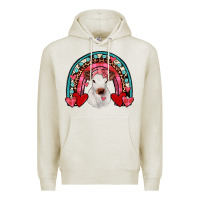 Oatmeal Heather valentines heifer rainbow Premium Hoodie - JahusDesignShop