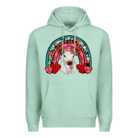Seafoam valentines heifer rainbow Premium Hoodie - JahusDesignShop