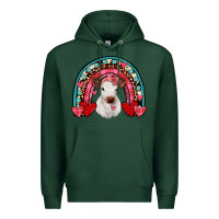 Sports Green valentines heifer rainbow Premium Hoodie - JahusDesignShop