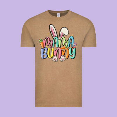 Mama Bunny Vintage Tee Designed By Maliassmallbusiness
