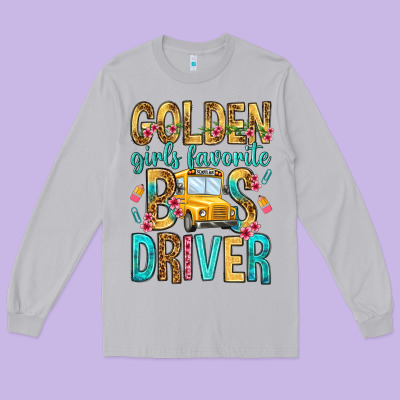 Golden Girls Favorite Bus Driver Long Sleeve Tee Designed By Nancycooperartshop