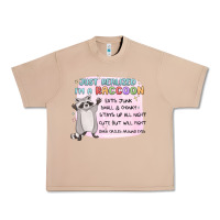 Burro just realized im a raccoon Urban Heavy Tee - MaliasSmallBusiness