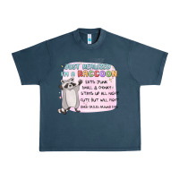Midnight Navy just realized im a raccoon Urban Heavy Tee - MaliasSmallBusiness