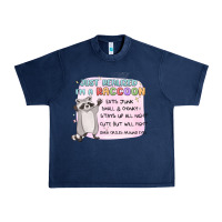 Navy just realized im a raccoon Urban Heavy Tee - MaliasSmallBusiness