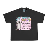 Pigment Black just realized im a raccoon Urban Heavy Tee - MaliasSmallBusiness