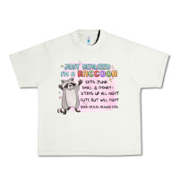 Pistachio just realized im a raccoon Urban Heavy Tee - MaliasSmallBusiness