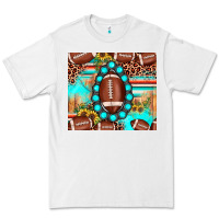 White football leopard turquoise gemstone sunflower Premium Tee - JahusDesignShop