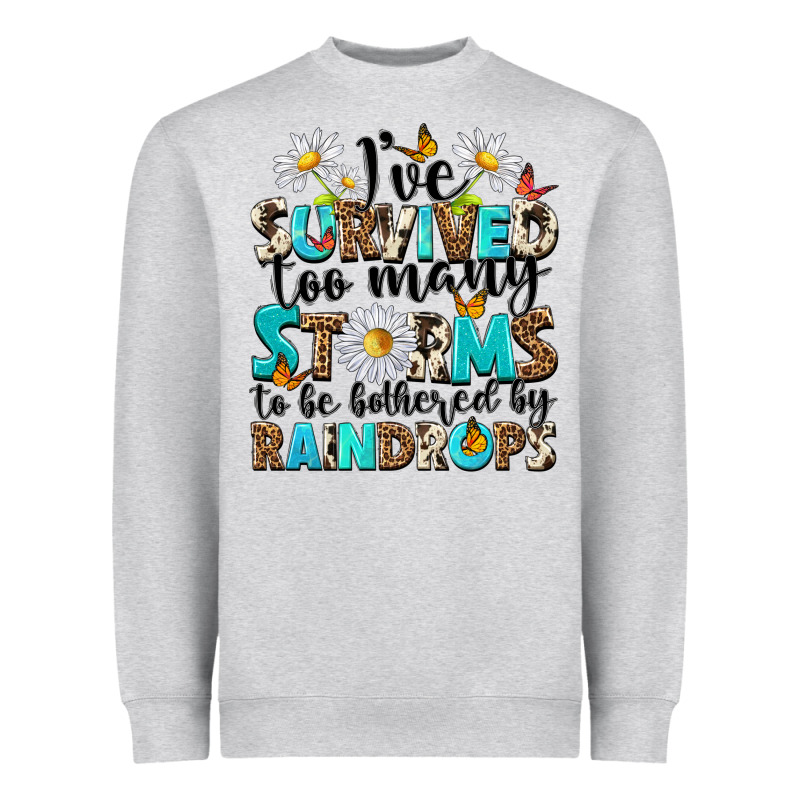Ive Survived Too Many Storms To Be Bothered By Rai Heavyweight Sweatshirt by NancyCooperArtShop | Teevron