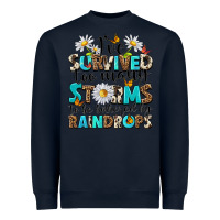 Navy ive survived too many storms to be bothered by rai Heavyweight Sweatshirt - NancyCooperArtShop