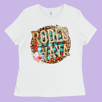 Rodeo Yaya Ladies Tee Designed By Racoondesign