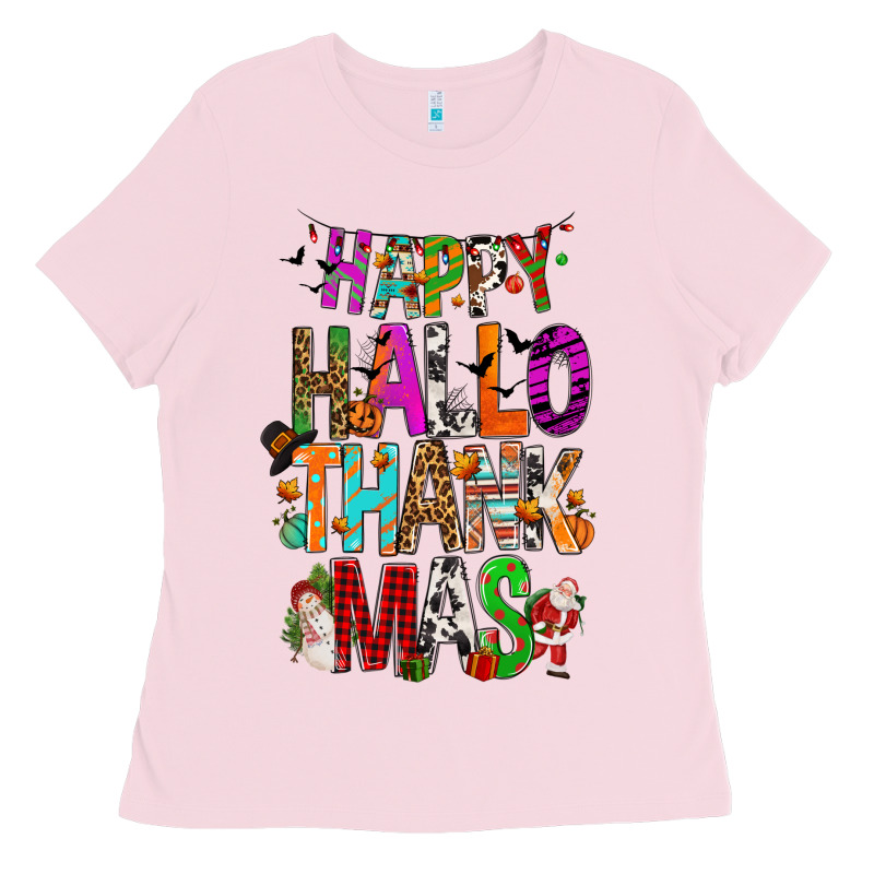 Happy Hallothankmas Ladies Tee by FaDigitalArtStudio | Teevron