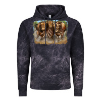 Cloud Black 3 red angus bulls Vintage Hoodie - LillyAllenDesigns