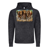 Vintage Black 3 red angus bulls Vintage Hoodie - LillyAllenDesigns