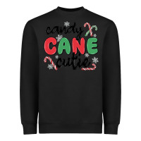 Black candy cane cutie Heavyweight Sweatshirt - MaliasSmallBusiness