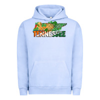 Pigment Grape Ice tennessee map st patrick's day Urban Hoodie - FaDigitalArtStudio