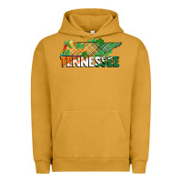 Pigment Peanut Butter tennessee map st patrick's day Urban Hoodie - FaDigitalArtStudio