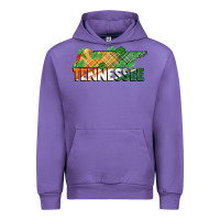 Tulip tennessee map st patrick's day Urban Hoodie - FaDigitalArtStudio