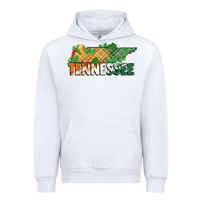 Tennessee Map St Patrick's Day Urban Hoodie by FaDigitalArtStudio | Teevron