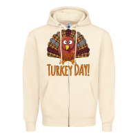Sandshell Happy Turkey Day - Thanksgiving Party Zipper Hoodie - Bettercallsaul