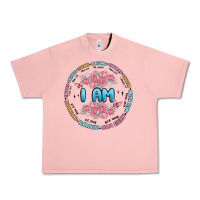 Salmon i am inspiration Urban Heavy Tee - MaliasSmallBusiness