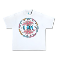 White i am inspiration Urban Heavy Tee - MaliasSmallBusiness