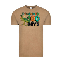 Vintage Coffee i survived 100 days Vintage Tee - MaliasSmallBusiness