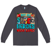Smoke not all super heroes wear capes Long Sleeve Tee - NancyCooperArtShop