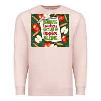 Pale Pink because teachers can't live on apples alone tumble Premium Sweatshirt - TumblerDesignByShophia