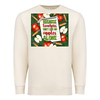 Sandshell because teachers can't live on apples alone tumble Premium Sweatshirt - TumblerDesignByShophia