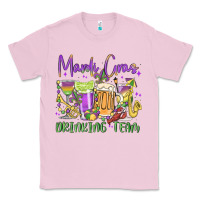 Bubblegum Pink mardi gras drinking team Classic Tee - MaliasSmallBusiness