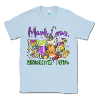 Dusty Blue mardi gras drinking team Classic Tee - MaliasSmallBusiness