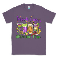 Lavender mardi gras drinking team Classic Tee - MaliasSmallBusiness