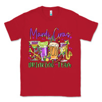Red mardi gras drinking team Classic Tee - MaliasSmallBusiness