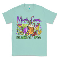 Seafoam mardi gras drinking team Classic Tee - MaliasSmallBusiness