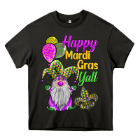 Asphalt happy mardi gras y'all Heavy Core Tee - BarkalooDesign