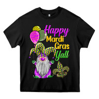 Black happy mardi gras y'all Heavy Core Tee - BarkalooDesign
