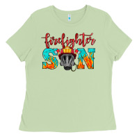 Matcha firefighter son boy Ladies Tee - HRA Design Shop