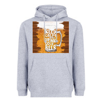 Heather Grey keep calm and drink cold beer Heavyweight Hoodie - TumblerDesignByShophia
