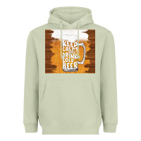 Matcha keep calm and drink cold beer Heavyweight Hoodie - TumblerDesignByShophia