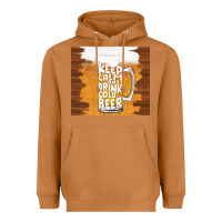Meerkat keep calm and drink cold beer Heavyweight Hoodie - TumblerDesignByShophia