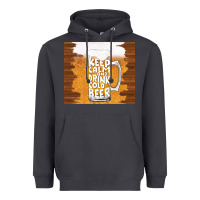 Smoke keep calm and drink cold beer Heavyweight Hoodie - TumblerDesignByShophia
