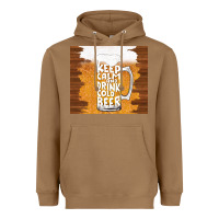 Toasted Coconut keep calm and drink cold beer Heavyweight Hoodie - TumblerDesignByShophia