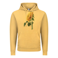 Vintage Mustard teddy bear sunflower Vintage Hoodie - LillyAllenDesigns