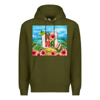 Army Green summer nana Premium Hoodie - TumblerDesignByShophia