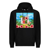 Black summer nana Premium Hoodie - TumblerDesignByShophia