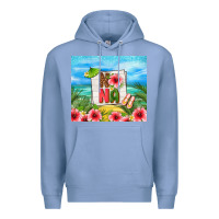 Colony Blue summer nana Premium Hoodie - TumblerDesignByShophia