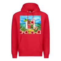 Red summer nana Premium Hoodie - TumblerDesignByShophia