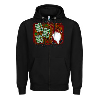 Black Ho Ho Ho Gnomes Zipper Hoodie - Bettercallsaul